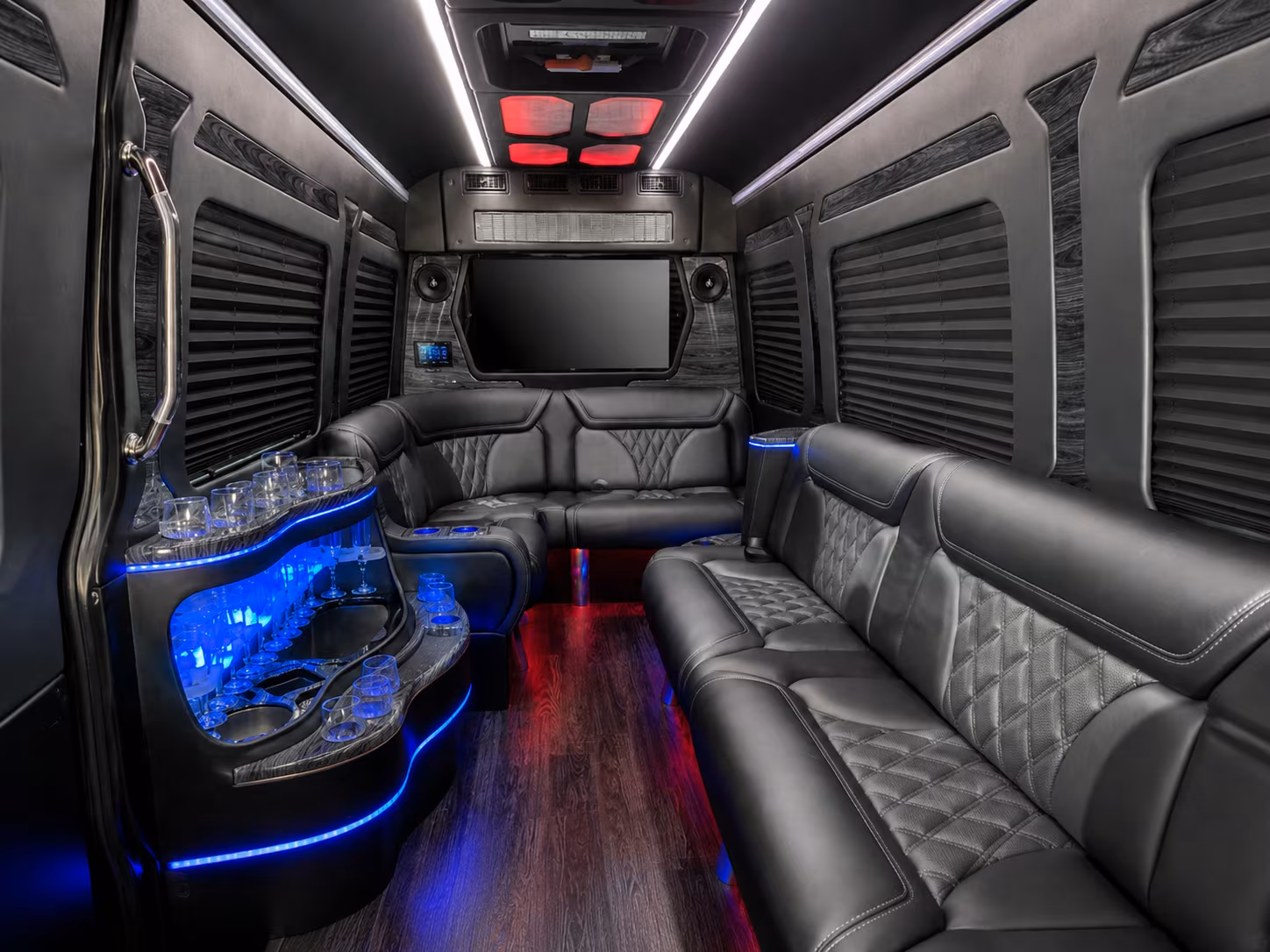 sprinter vans and minibuses for warren wedding party transportation