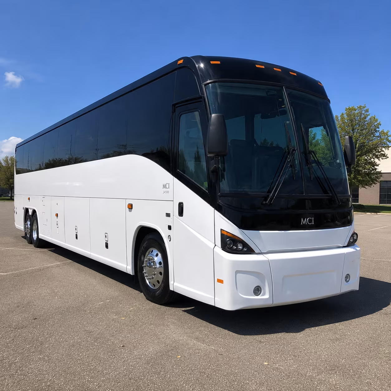 warren 45 passenger charter bus