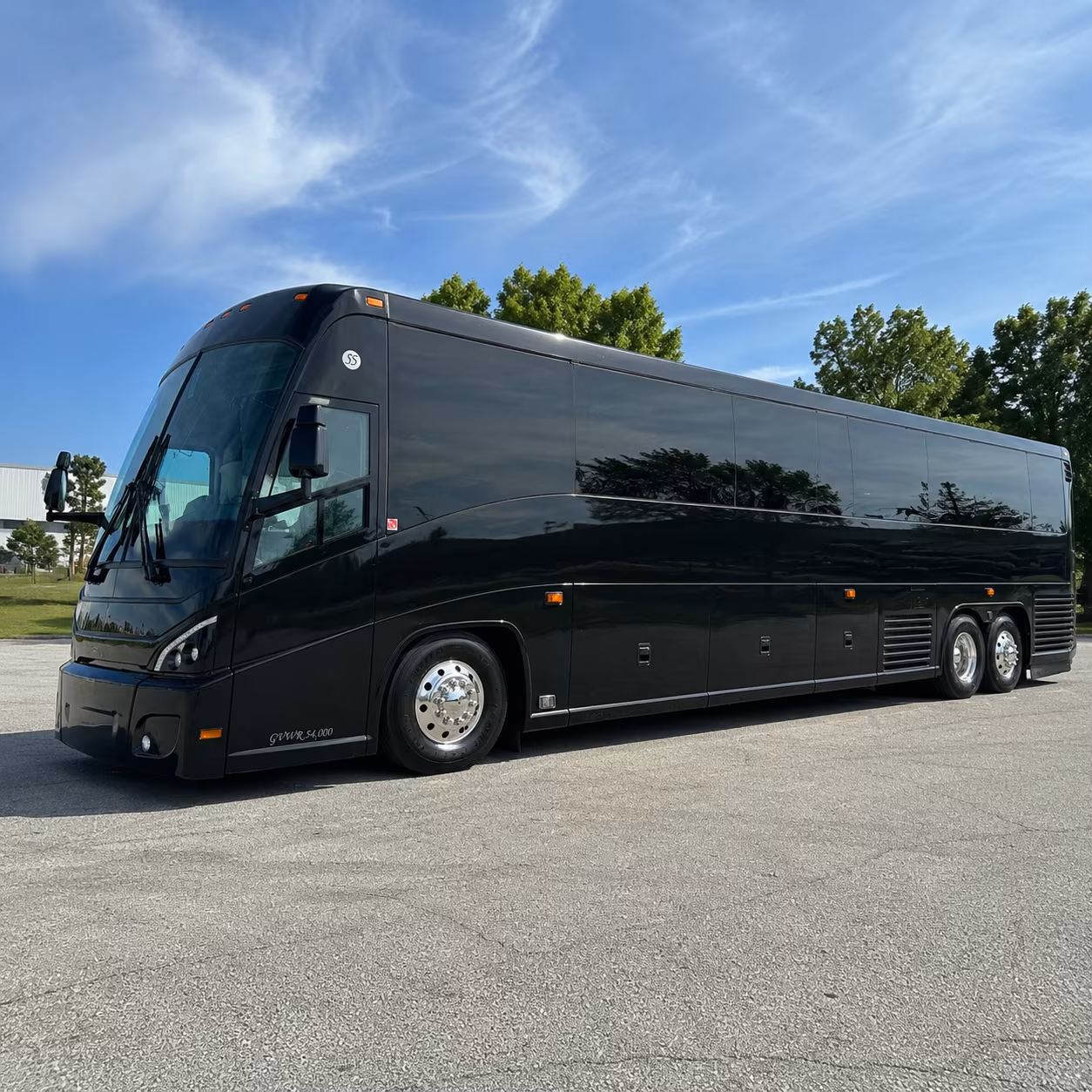 warren 47 passenger charter bus