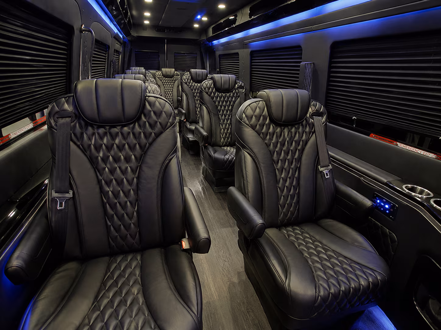 warren airport transportation onboard seating