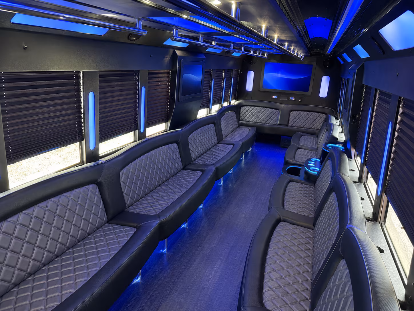 warren detroits woodward avenue party bus rental