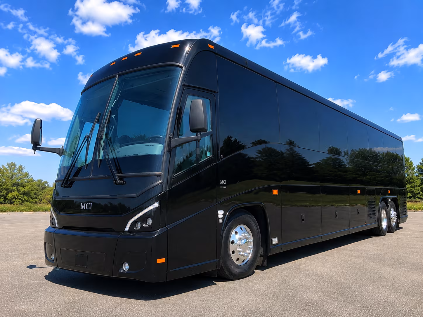 warren long distance charter bus rental